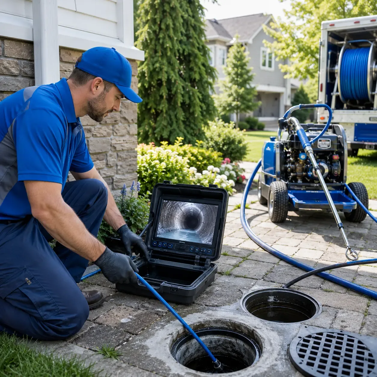 Outdoor drain cleaning professionals serving Hospers, IA
